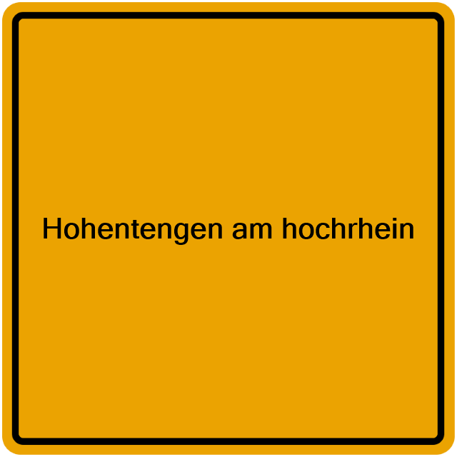 Einwohnermeldeamt24 Hohentengen am hochrhein